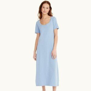 J. Crew NWT Blue Knit Midi Dress size S